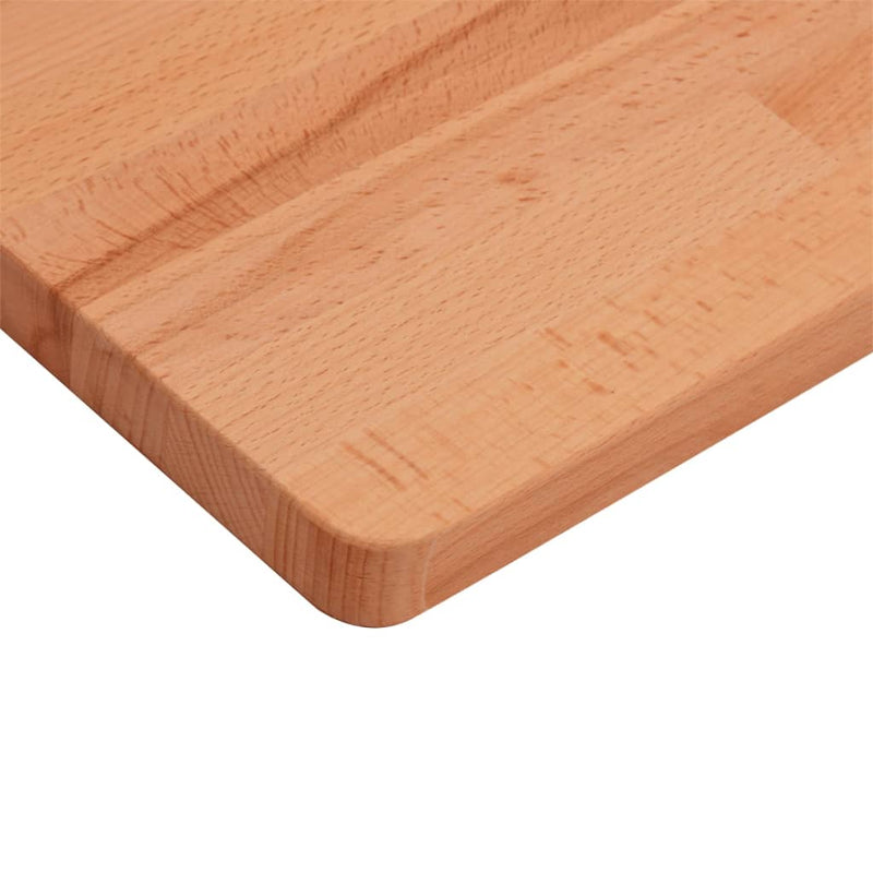 vidaXL tömör bükkfa négyzet alakú asztallap 70 x 70 x 2,5 cm