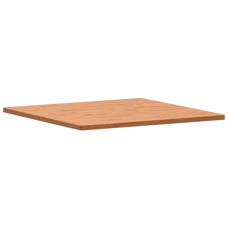 vidaXL tömör bükkfa négyzet alakú asztallap 90 x 90 x 2,5 cm