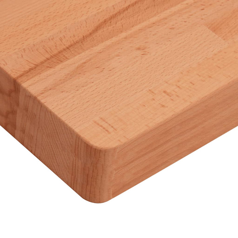 vidaXL tömör bükkfa négyzet alakú asztallap 40 x 40 x 4 cm