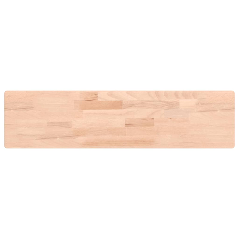 vidaXL tömör bükkfa fali polc 80 x 20 x 4 cm