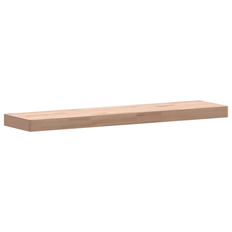 vidaXL tömör bükkfa fali polc 80 x 20 x 4 cm