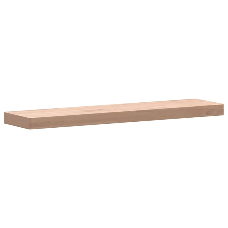 vidaXL tömör bükkfa fali polc 80 x 20 x 4 cm