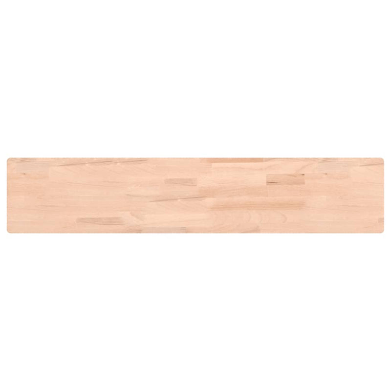 vidaXL tömör bükkfa fali polc 100 x 20 x 4 cm