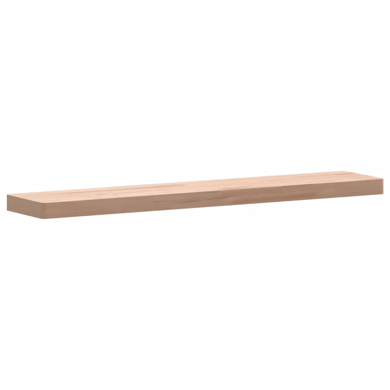 vidaXL tömör bükkfa fali polc 100 x 20 x 4 cm