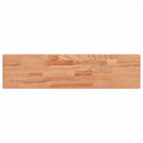 vidaXL tömör bükkfa fali polc 80 x 20 x 4 cm