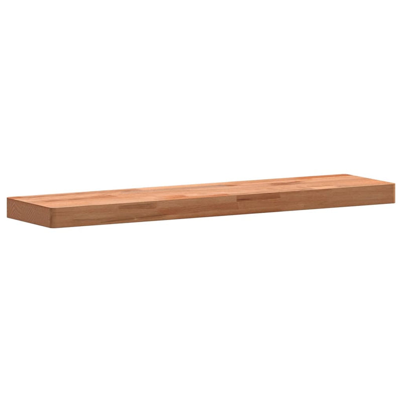 vidaXL tömör bükkfa fali polc 80 x 20 x 4 cm