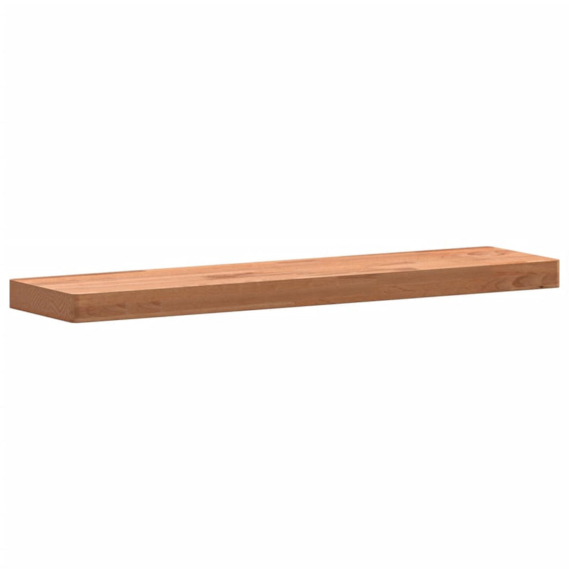 vidaXL tömör bükkfa fali polc 80 x 20 x 4 cm