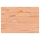 vidaXL tömör bükkfa íróasztallap 80 x 55 x 2,5 cm