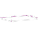 vidaXL tömör bükkfa íróasztallap 80 x 55 x 2,5 cm