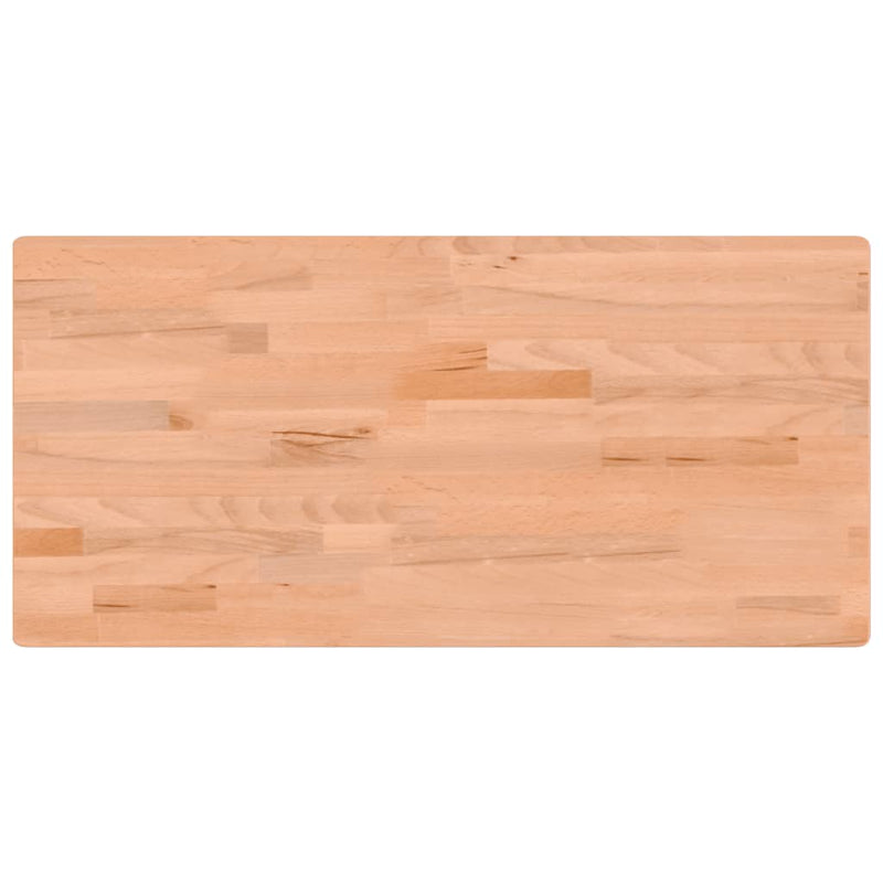 vidaXL tömör bükkfa íróasztallap 115 x 55 x 2,5 cm