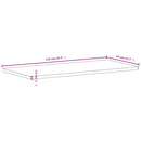 vidaXL tömör bükkfa íróasztallap 115 x 55 x 2,5 cm