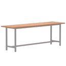 vidaXL tömör bükkfa íróasztallap 200 x 55 x 2,5 cm