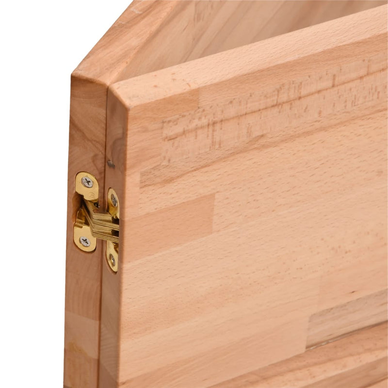 vidaXL tömör bükkfa íróasztallap 200 x 55 x 2,5 cm