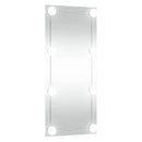 vidaXL téglalap alakú üveg falitükör LED fényekkel 30 x 80 cm