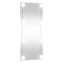 vidaXL téglalap alakú üveg falitükör LED fényekkel 30 x 80 cm