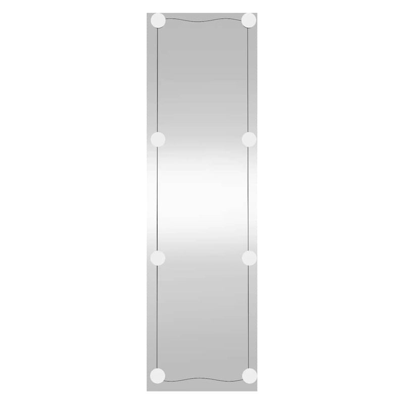 vidaXL téglalap alakú üveg falitükör LED fényekkel 30 x 100 cm