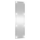 vidaXL téglalap alakú üveg falitükör LED fényekkel 30 x 100 cm