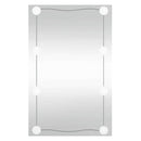 vidaXL téglalap alakú üveg falitükör LED fényekkel 40 x 60 cm