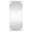 vidaXL téglalap alakú üveg falitükör LED fényekkel 40 x 80 cm
