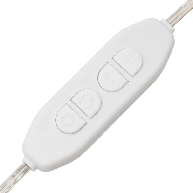 vidaXL téglalap alakú üveg falitükör LED fényekkel 40 x 80 cm