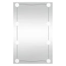 vidaXL téglalap alakú üveg falitükör LED fényekkel 50 x 80 cm