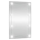vidaXL téglalap alakú üveg falitükör LED fényekkel 50 x 80 cm