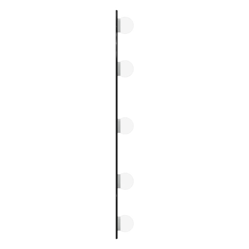 vidaXL ovális üveg falitükör LED fényekkel 20 x 50 cm