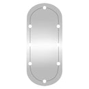 vidaXL ovális üveg falitükör LED fényekkel 40 x 90 cm