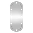 vidaXL ovális üveg falitükör LED fényekkel 45 x 100 cm