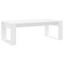 vidaXL fehér szerelt fa dohányzóasztal 102 x 50 x 35 cm