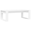 vidaXL fehér szerelt fa dohányzóasztal 102 x 50 x 35 cm