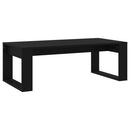 vidaXL fekete szerelt fa dohányzóasztal 102 x 50 x 35 cm