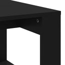 vidaXL fekete szerelt fa dohányzóasztal 102 x 50 x 35 cm