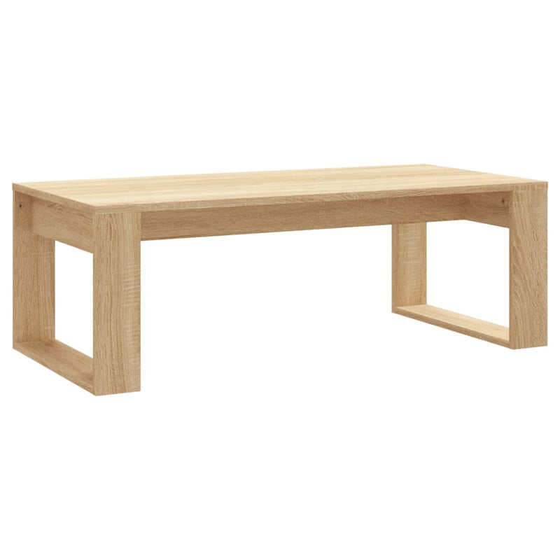 vidaXL sonoma tölgy színű szerelt fa dohányzóasztal 102 x 50 x 35 cm