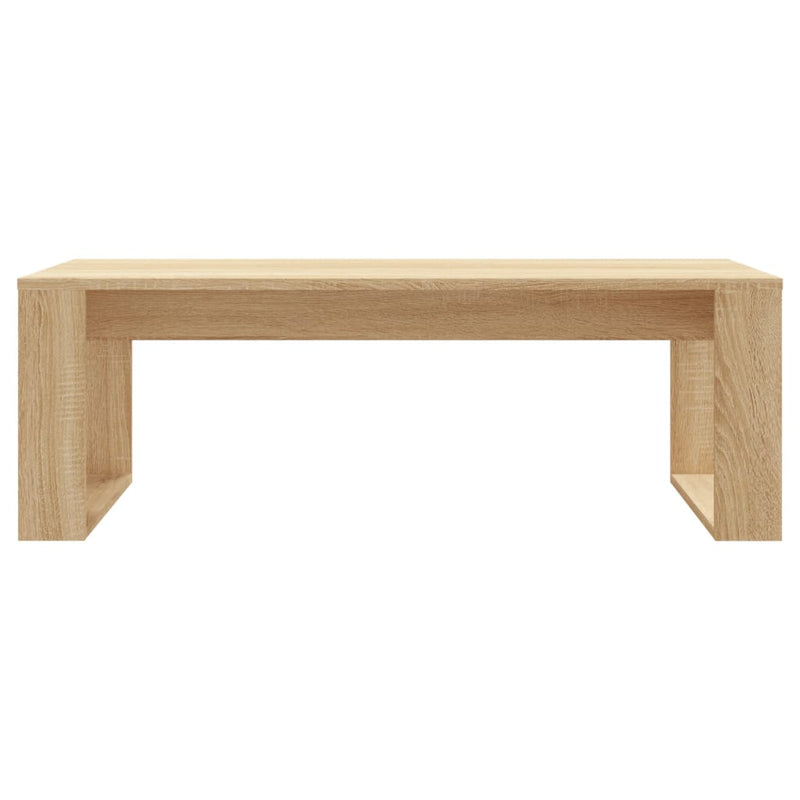 vidaXL sonoma tölgy színű szerelt fa dohányzóasztal 102 x 50 x 35 cm