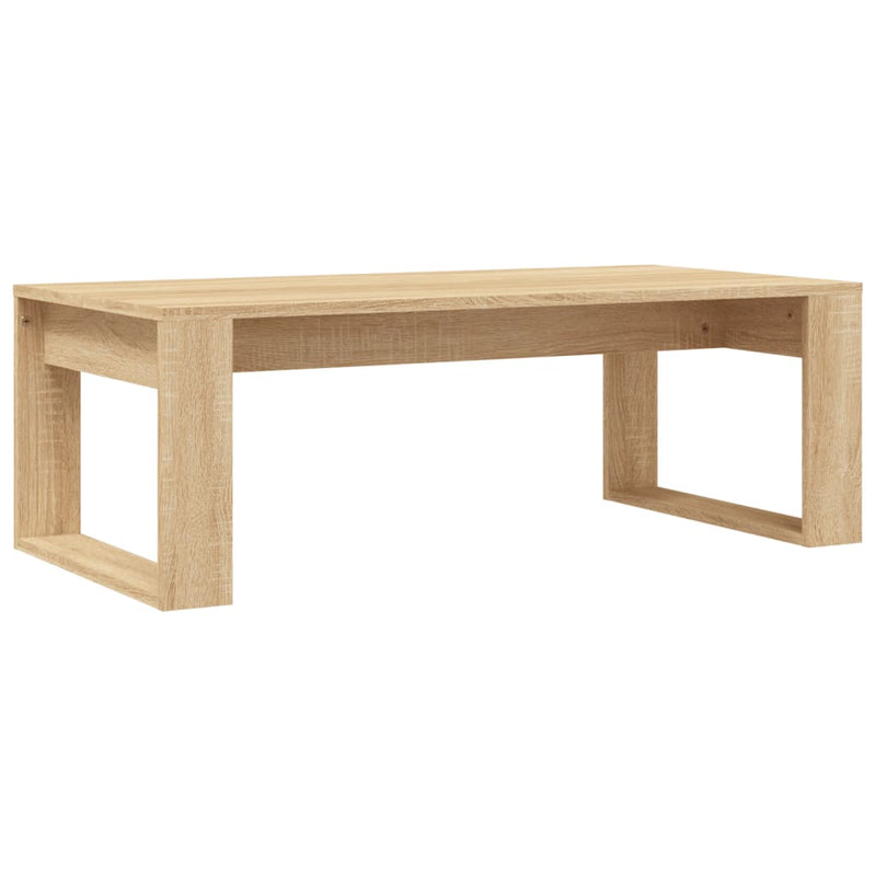 vidaXL sonoma tölgy színű szerelt fa dohányzóasztal 102 x 50 x 35 cm