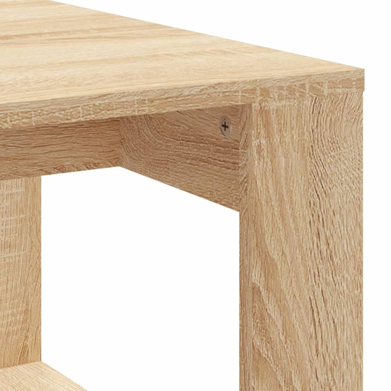vidaXL sonoma tölgy színű szerelt fa dohányzóasztal 102 x 50 x 35 cm