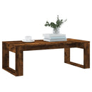 vidaXL füstös tölgy színű szerelt fa dohányzóasztal 102x50x35 cm