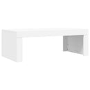 vidaXL fehér szerelt fa dohányzóasztal 102x50x36 cm