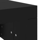 vidaXL fekete szerelt fa dohányzóasztal 102 x 50 x 36 cm