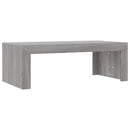 vidaXL szürke sonoma színű szerelt fa dohányzóasztal 102 x 50 x 36 cm