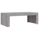 vidaXL szürke sonoma színű szerelt fa dohányzóasztal 102 x 50 x 36 cm