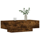 vidaXL füstös tölgy színű szerelt fa dohányzóasztal 100x49,5x31 cm