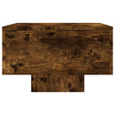 vidaXL füstös tölgy színű szerelt fa dohányzóasztal 100x49,5x31 cm
