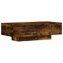 vidaXL füstös tölgy színű szerelt fa dohányzóasztal 100x49,5x31 cm