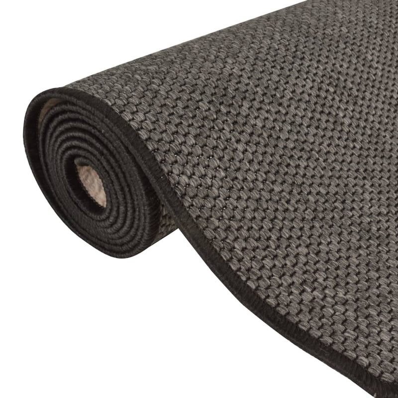 vidaXL antracitszürke szizálhatású futószőnyeg 50 x 200 cm