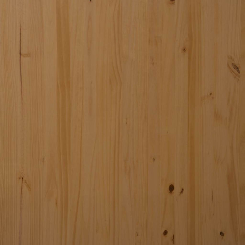 vidaXL MOSS mézbarna tömör fenyőfa görgős szekrény fiókokkal