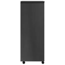 vidaXL MOSS szürke tömör fenyőfa görgős szekrény fiókokkal