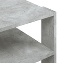 vidaXL betonszürke szerelt fa dohányzóasztal 58 x 58 x 40 cm