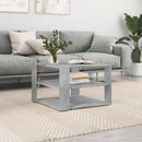 vidaXL betonszürke szerelt fa dohányzóasztal 58 x 58 x 40 cm